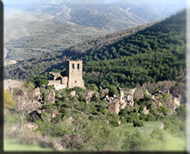 Imagen de la aldea de Santa María en Cameros